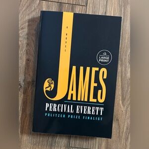 JAMES by Percival Everett Large Print Book